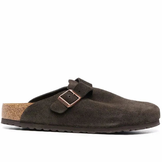 Birkenstock Boston soft suede slippers