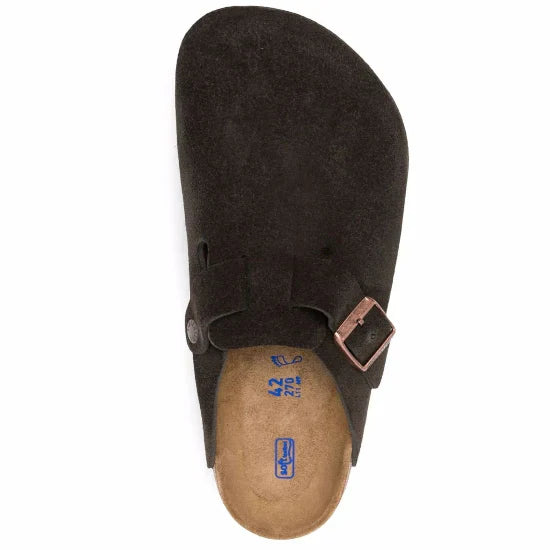 Birkenstock Boston soft suede slippers