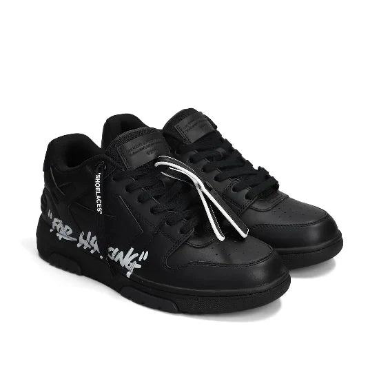 Off-White Out Of Office 'For Walking' black sneakers