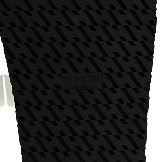 Hermes Calfskin Womens Chypre Sandals White