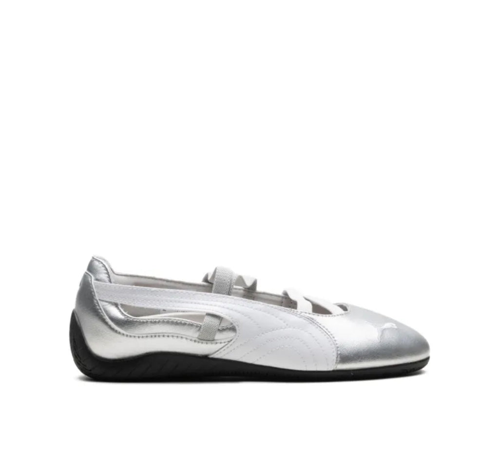 Puma Speedcat "Silver" ballet flats