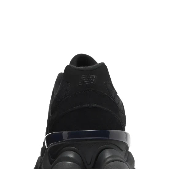 New Balance 9060 triple black suede