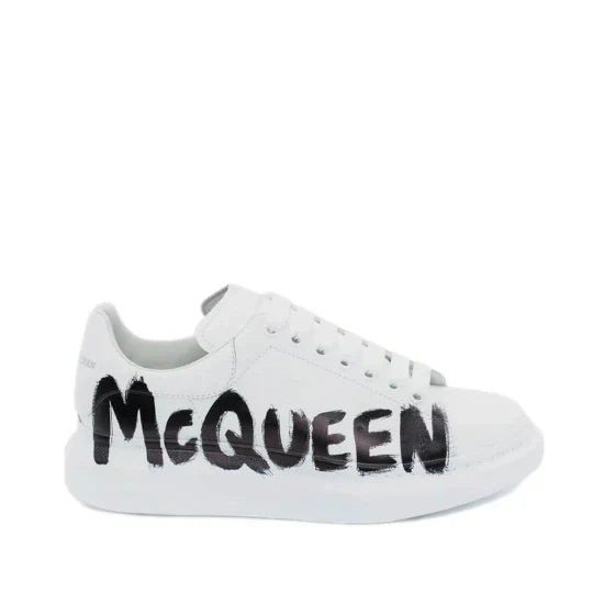 Alexander McQueen Oversized graffiti low-top sneakers