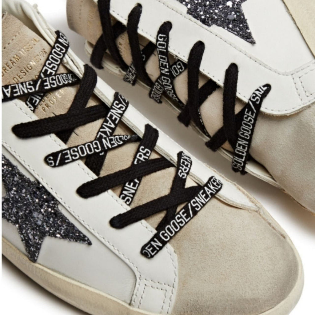 Goldengoose Women’s Super-Star with gold glitter