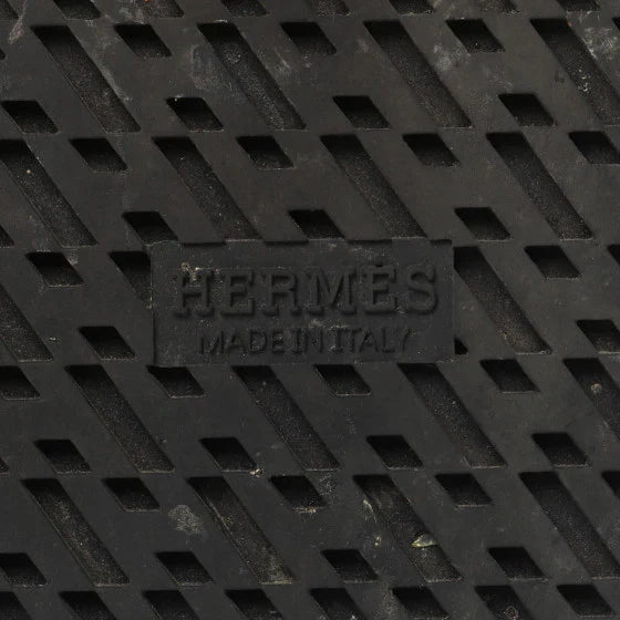 Hermes Calfskin Womens Chypre Sandals Naturel