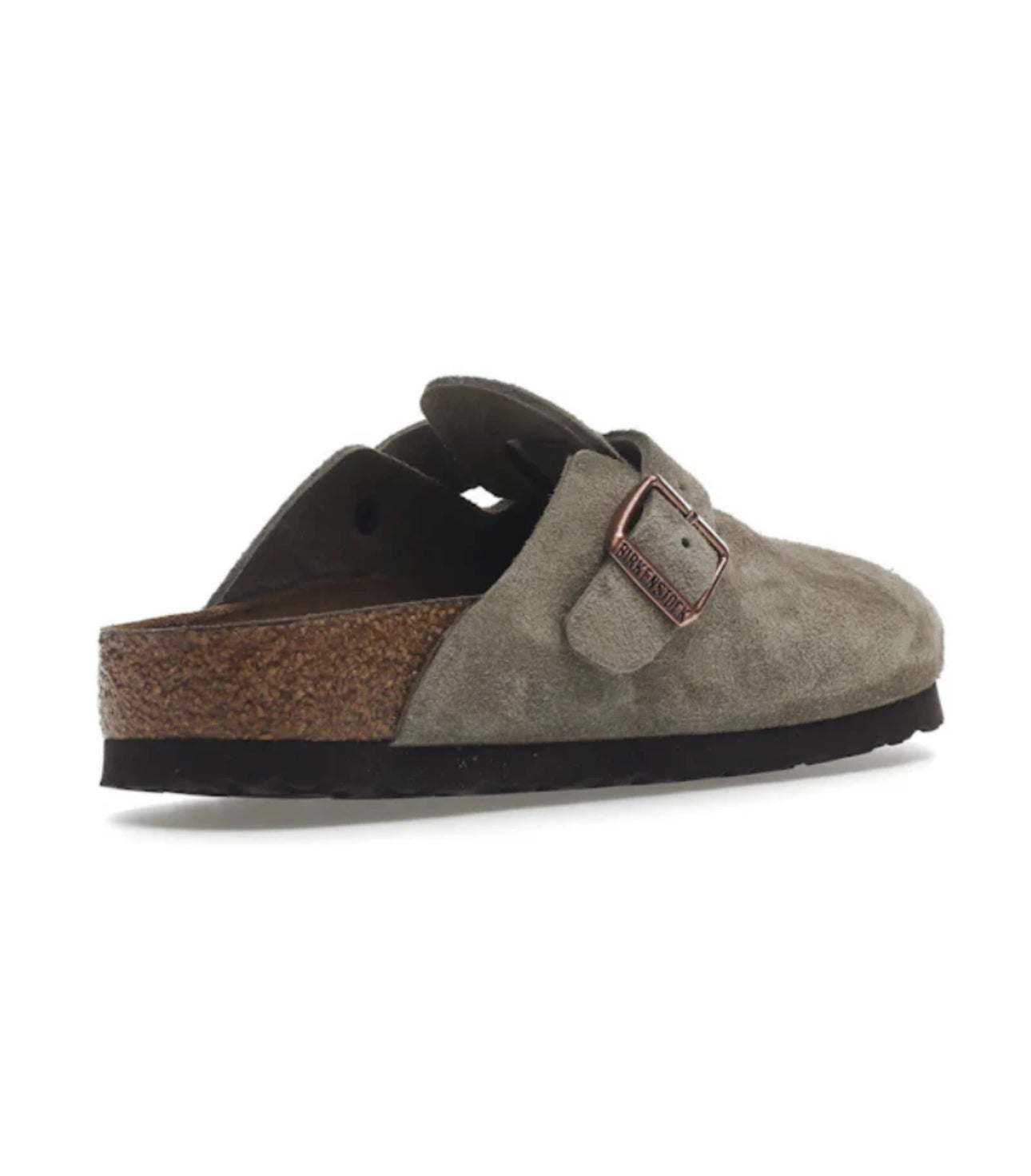 Birkenstock Boston Soft Footbed – Suede Taupe