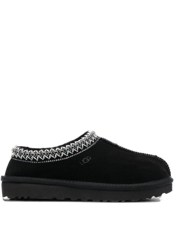 UGG Tasman II braided-trim suede slippers