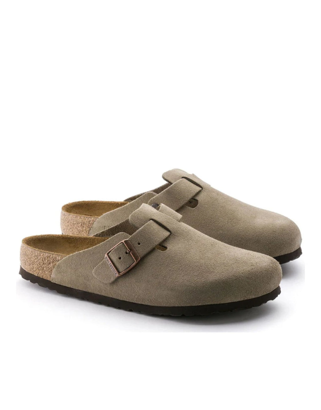 BIRKENSTOCK BOSTON BS SUEDE TAUPE