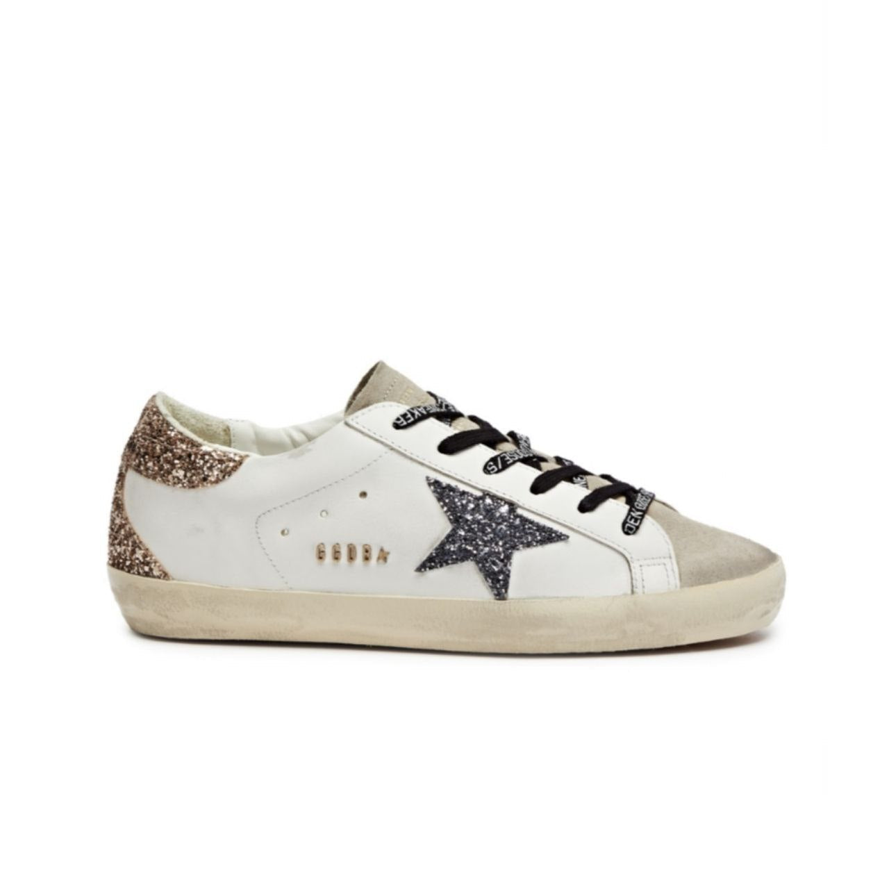 Goldengoose Women’s Super-Star with gold glitter