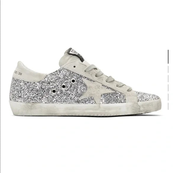 Golden Goose Super-Star glitter sneakers