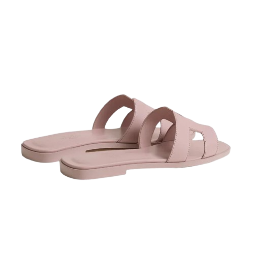 Hermes Oran sandals pink