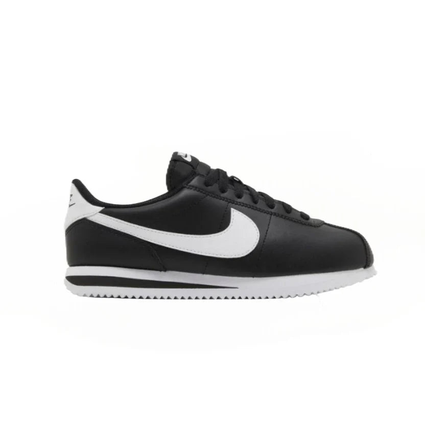 Nike cortez leather black white